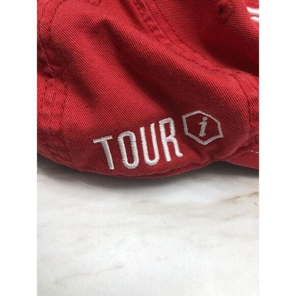 Red Callaway Golf Cap FT-5 Adjustable Hat HX Tour White Stitching New Era - Picture 4 of 5